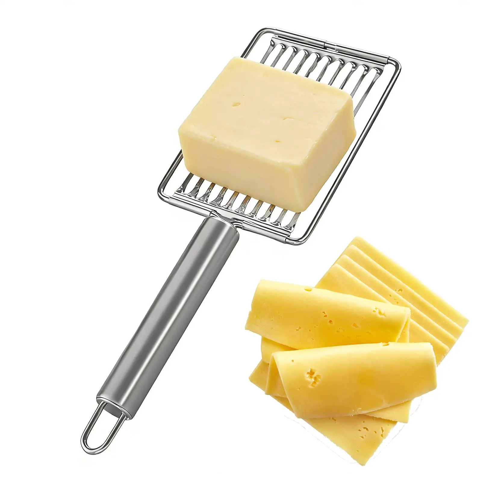 Stainless Steel Tomato Slicer Multi-Purpose Vegetable Onion Chopper Fruit Cutter for Home  Kitchen Cooking BBQ Salad