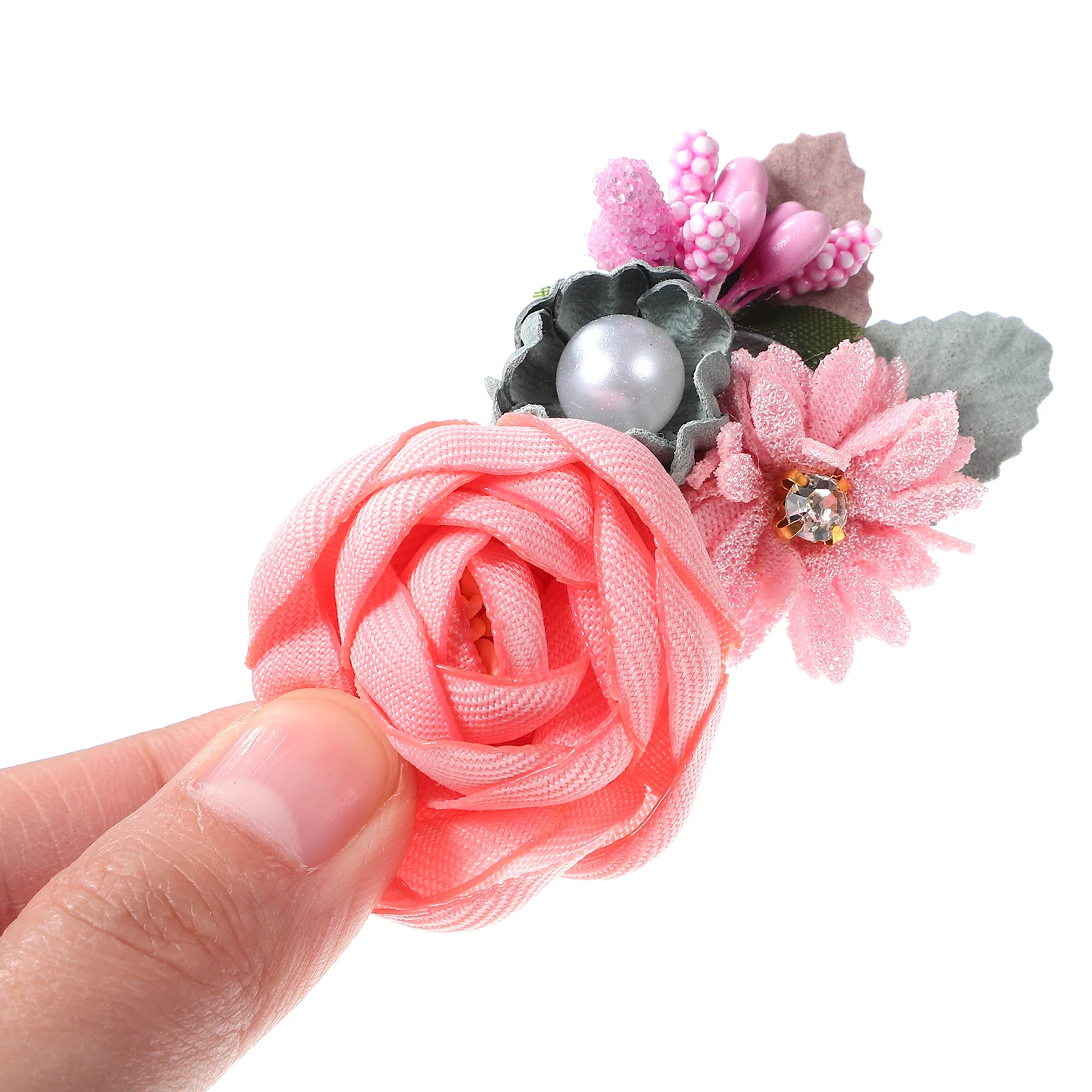 

9 pcs Faux Flower Hair Clips Women Girls Hairpin Accessories Flowers Hawaiian Daily Beach Party Vacation Photoshoot Props Hair