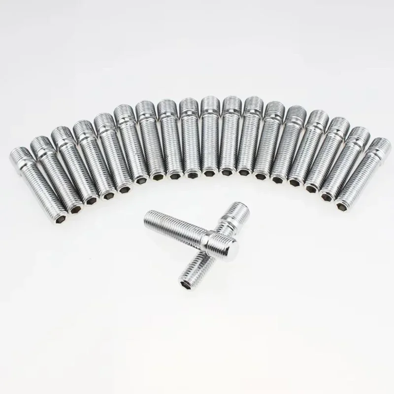 

20 pcs/set Extended Wheel Studs Convertible Stiletto Bolt/Screw Adapter Kit(M12x1.25,M12x1.5)