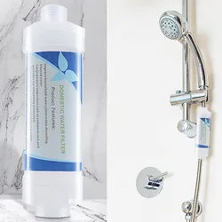 Filtro de ducha para cabezal, cartucho de filtro de agua, prefiltro de agua más suave para máquina de lavado e inodoro
