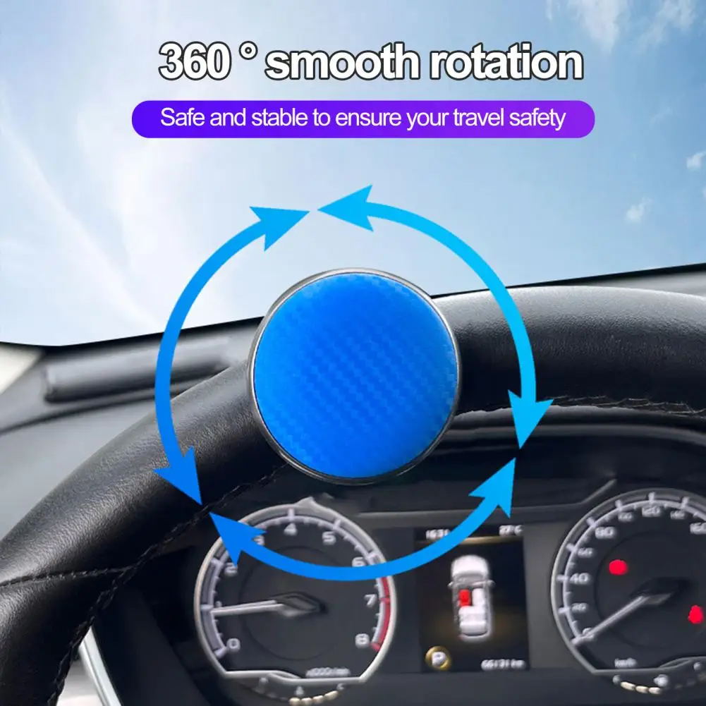 

Disassemblable Steering Wheel Knob Universal Car Steering Wheel Knob Power-saving Booster for Trucks Cars Non-slip Handle