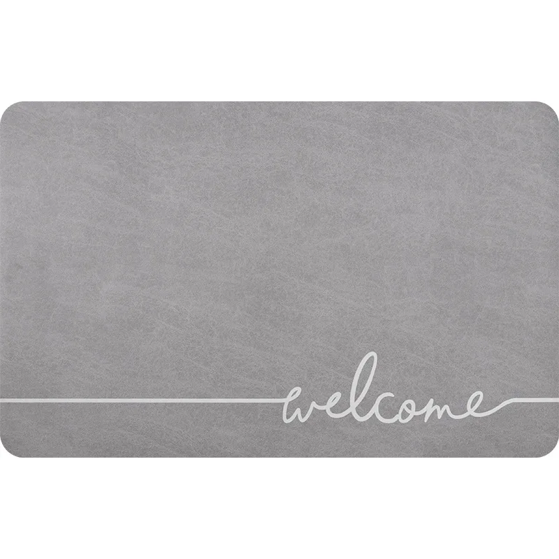 

Soft diatom mud bathroom non-slip mat simple toilet door absorbent carpet. Foot mat. . salle de bain