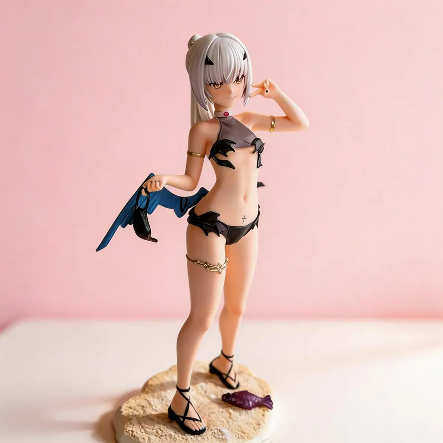 

Anime Fate/Grand Order Fairy Knight Lancelot Swimsuit Version Decoration Figure 22cm Collectible Model