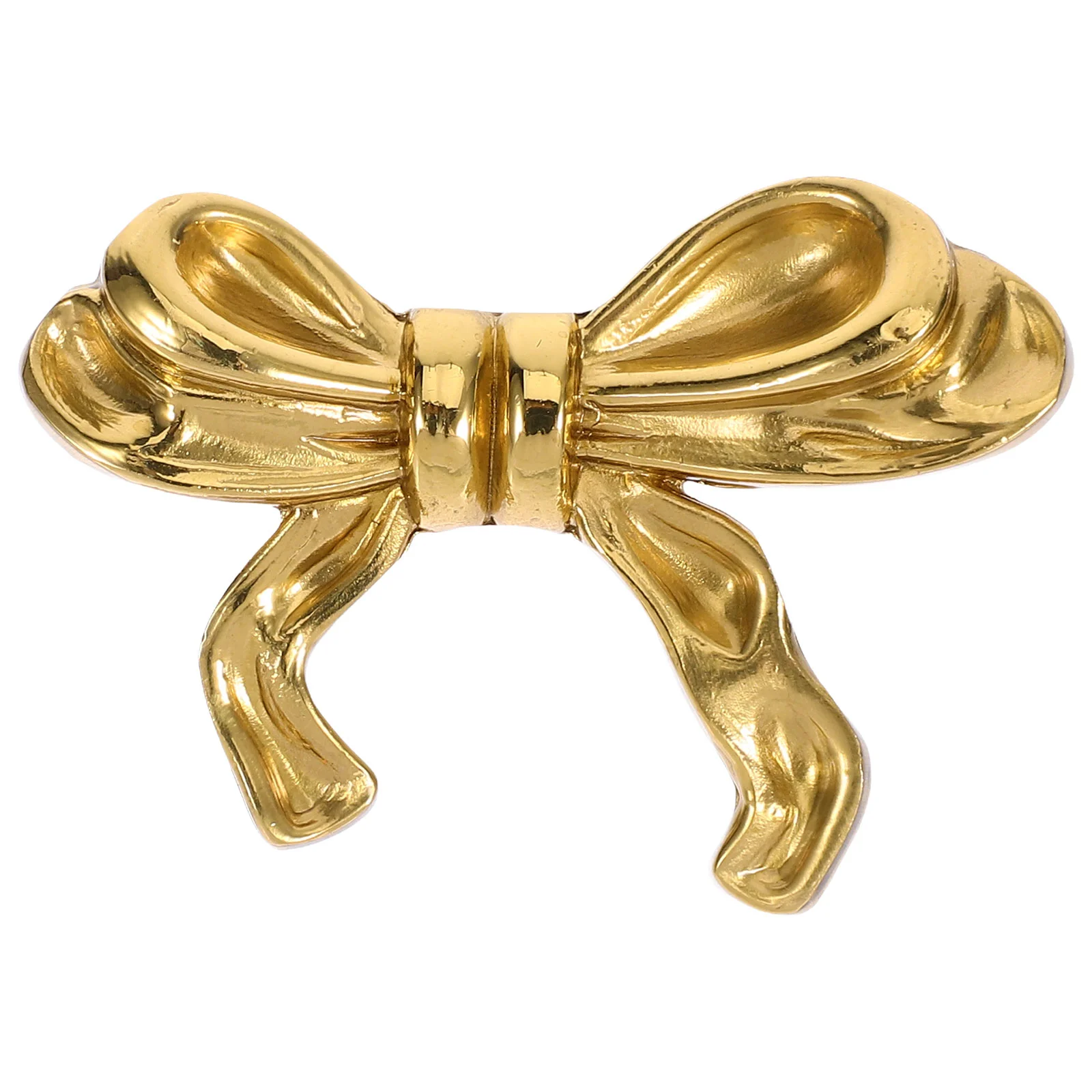 

Bow Tie Dresser Knob Handle Cabinets Gold Cupboard Decorative Knobs Door Brass Pull