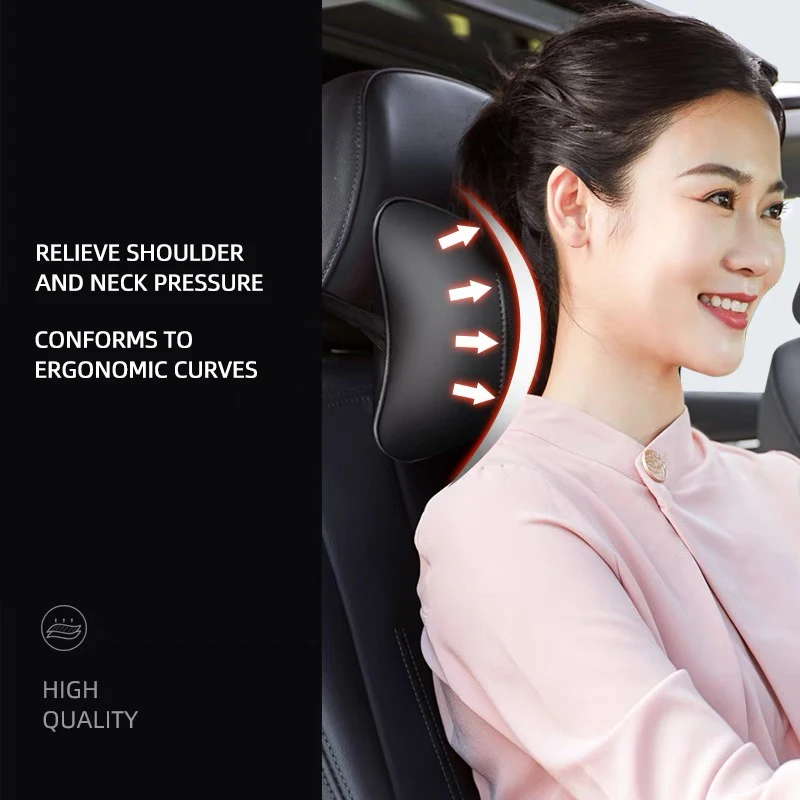 1Pcs Car Interior Headrest Seat Head Support Neck Pillow For Chevrolet Cruze Spark Captiva Suburban Camaro Malibu Silverado