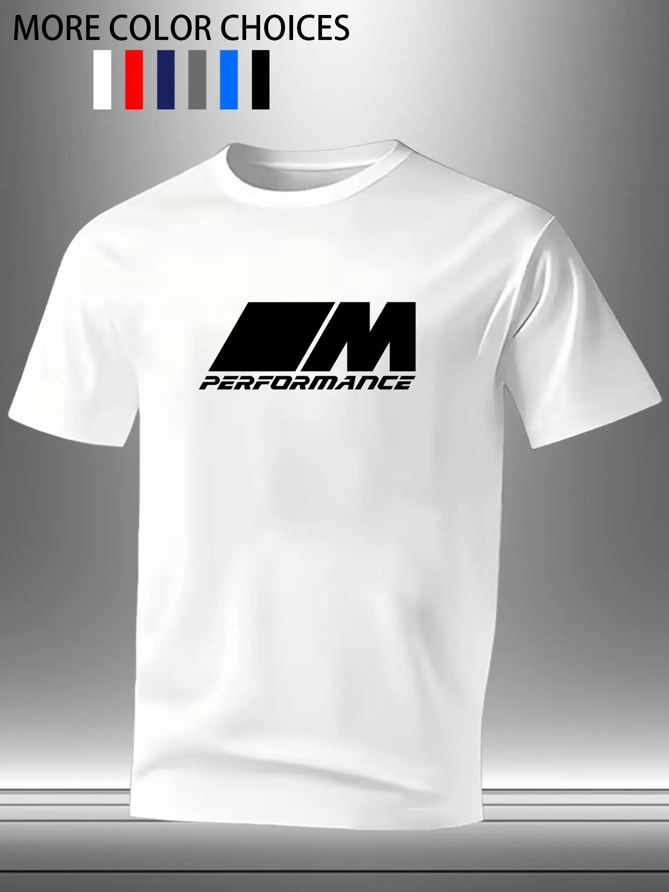 2026 Herren Schnelltrocknendes Mesh-T-Shirt mit M Performance Aufdruck, Rundhals, Kurzarm, Atmungsaktives Sport-Oberteil für Fitness, Laufen und Auto-Enthusiasten – Detail 10
