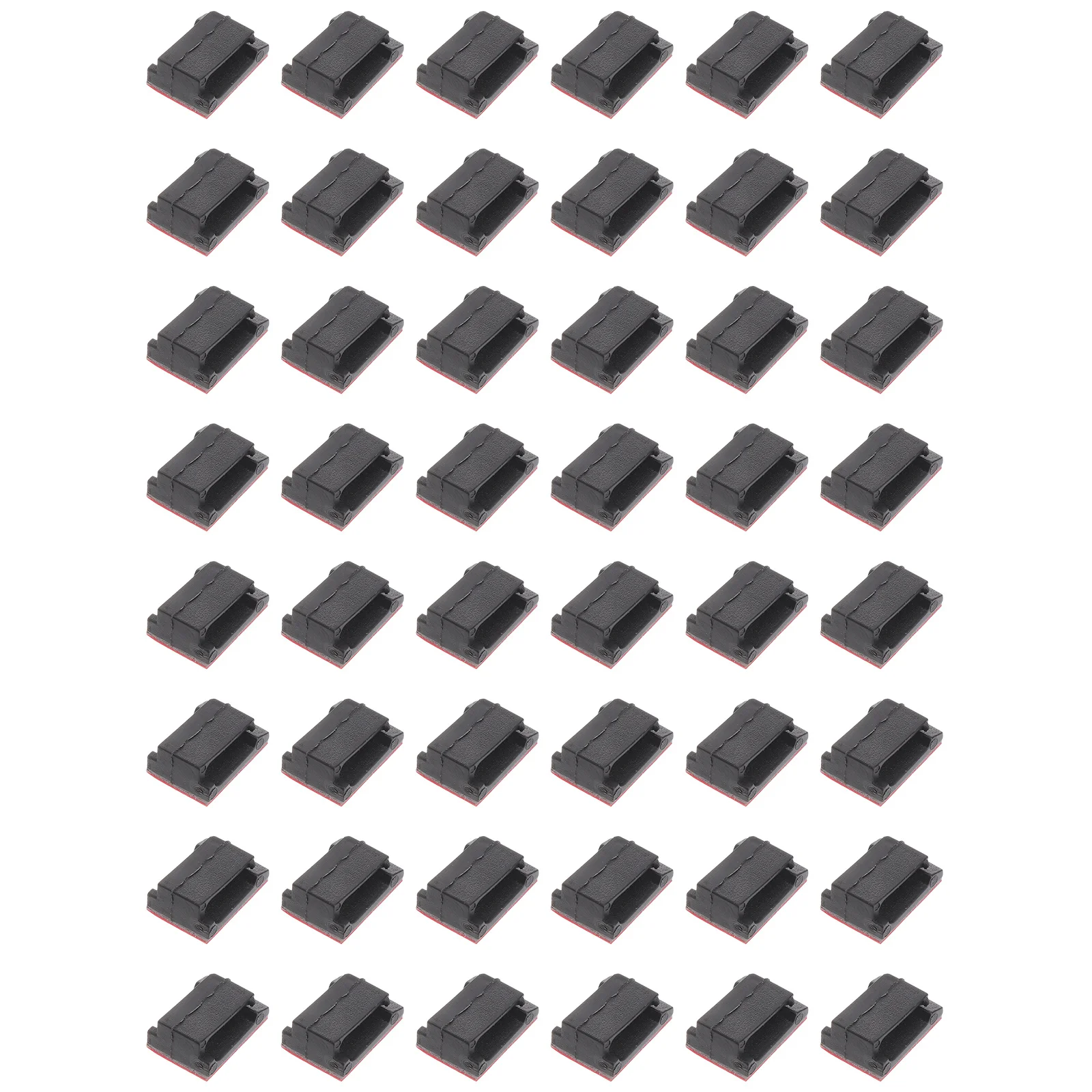 

100 Pcs Wire Clamp Clips Magnetic Cable Holder Organizer for Desks and Cables Self-adhesive Holders Cords Electric