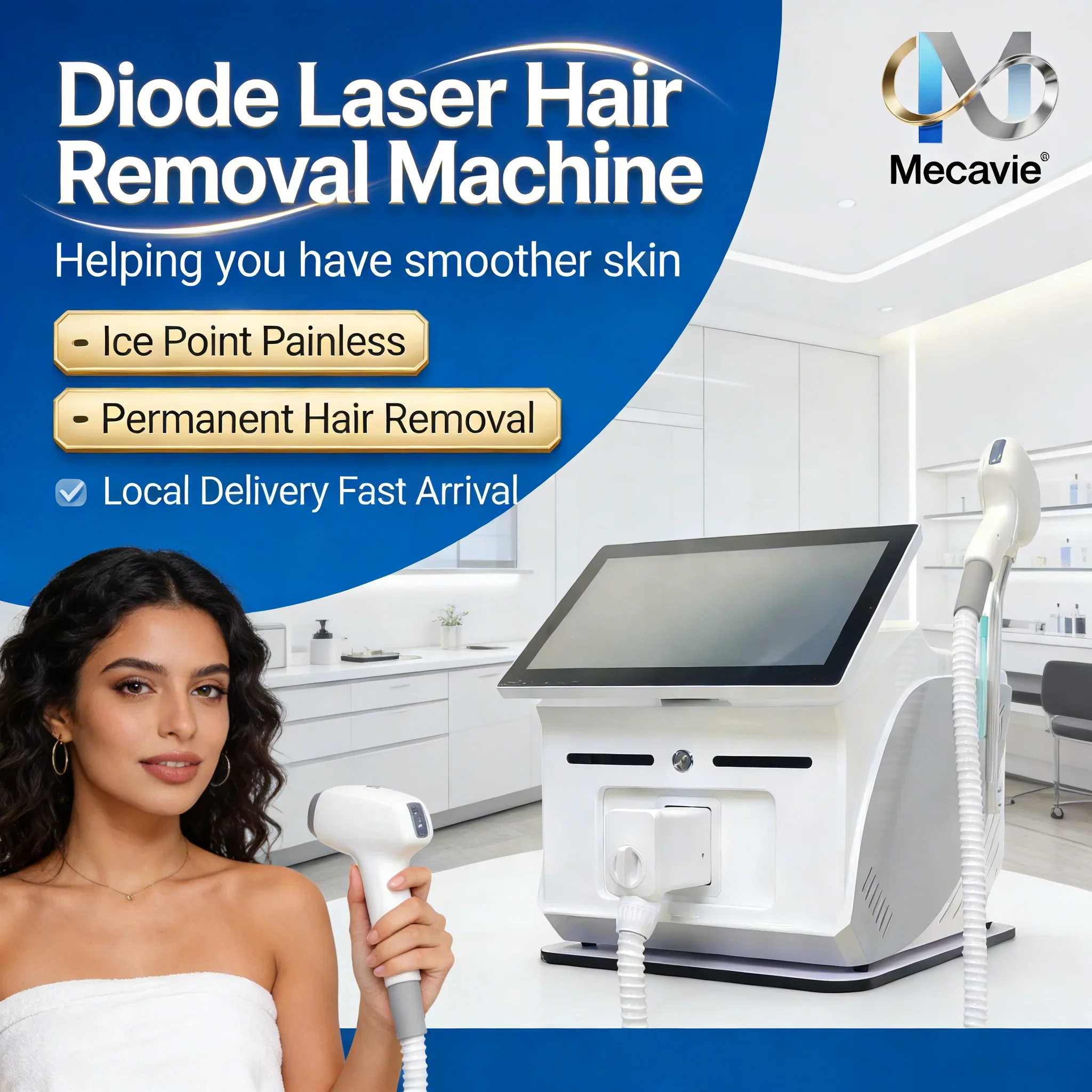 

Профессиональный новейший портативный диодный лазер FAC 4000W (755нм, 808нм, 940нм, 1064нм) для перманентного удаления волос, 4000 Вт, для использования в салонах