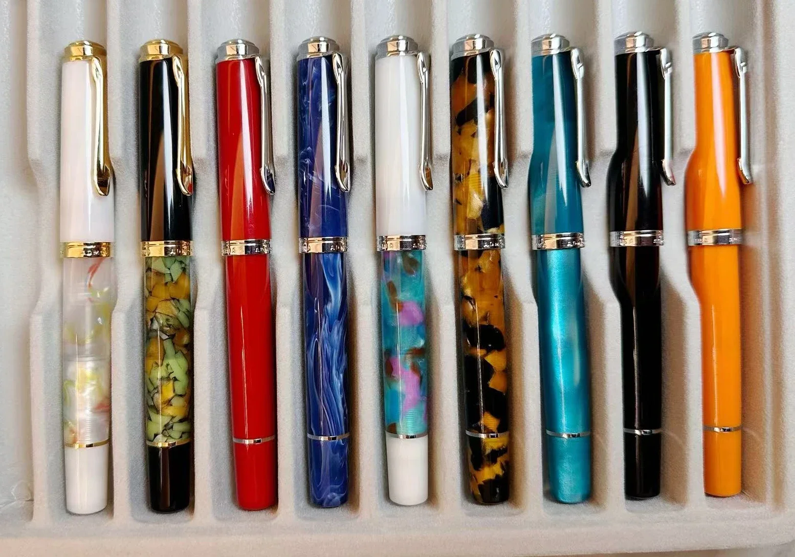 New ADMOK M400 Acrylic Piston Fountain Pen Soft Smooth No.5 Nib Inking Applicable For Pelikan M400/405 Gift Pen Oiffce Writing