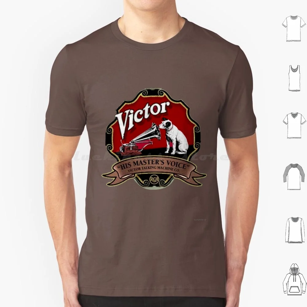 His Masters Voice T Shirt Cotton Men Women DIY Print Talking Machine