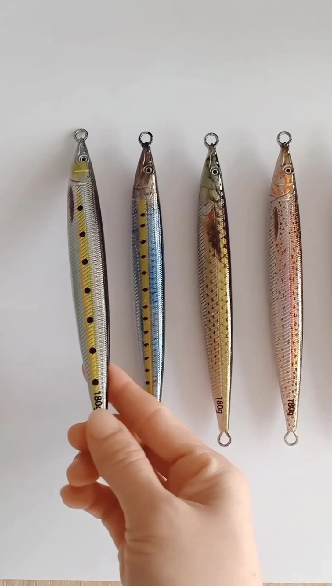 Japan 3D 80g 100g 120g 150g 180g 3D print knife jig jigging lure assist hook slow jig sea bass mackerel tuna boat fishing game