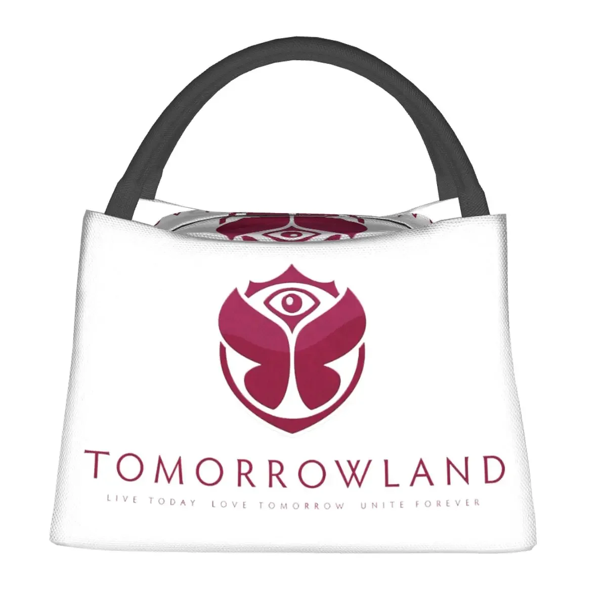 Tomorrowland Adult Cowboy Lunch Bags Insulated Bento Box Waterproof Lunch Tote Picnic Bags Cooler Thermal Bag for Woman Student