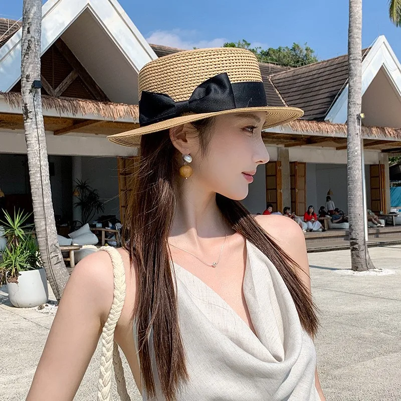 

High-quality flat-topped sun-protective hats fashionable small top with brims for children