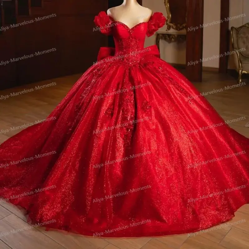 fitted lace wedding dress Cinderella Couture 8380J Long Quinceanera Dress Burgundy / Small