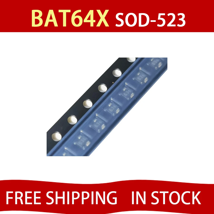 50Pcs BAT64E6327 BAT64 E6327 63S G3S40V 120MA SOT-23 Schottky Diode