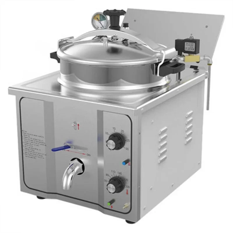 Commercial Pressure Fryer Cooking Pan16L Electric Frying Chicken Equipment Freidora Friteuses Electriques