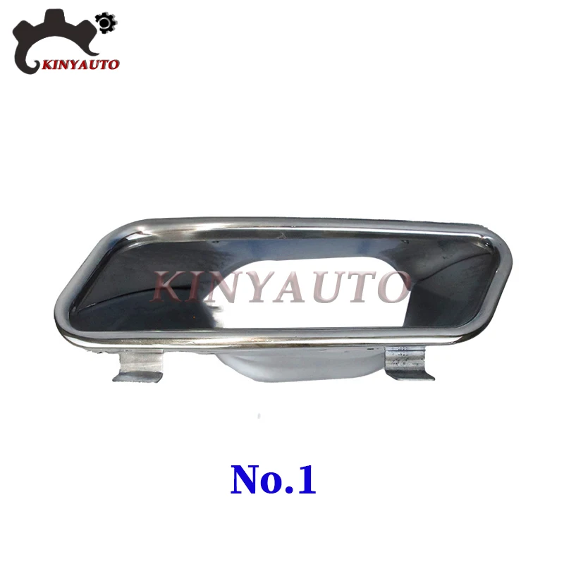 For Benz S300L S350L S400 S500 S600L 10-13 Rear Bumper Muffler Trim Cover Rear cylinder Exhaust Pipe Frame Rear Exhaust End