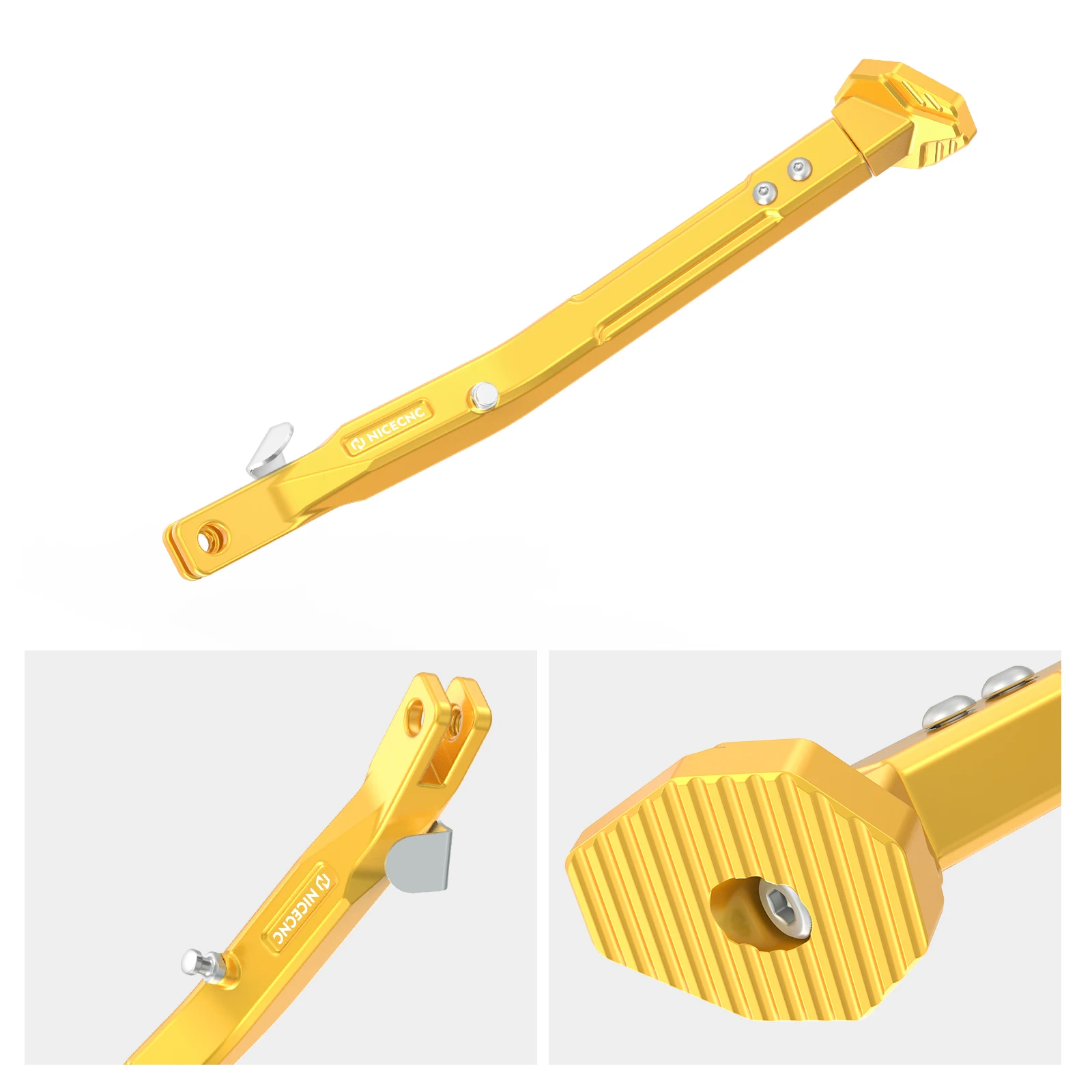 NICECNC Motorcycle 3-Level Adjustable Kickstand For Suzuki DRZ400 DRZ400E DRZ400S DRZ400SM DR-Z400 DR-Z 400 E S SM 2000-2024