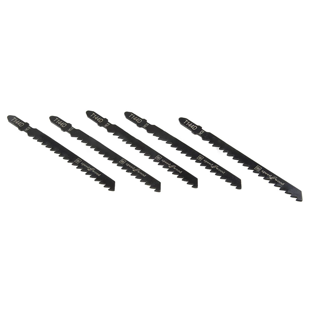 10Pcs 100mm HCS Jig Saw Blades T144D For High Speed Wood Cutting Tools High Carbon Steel Jigsaw Blades