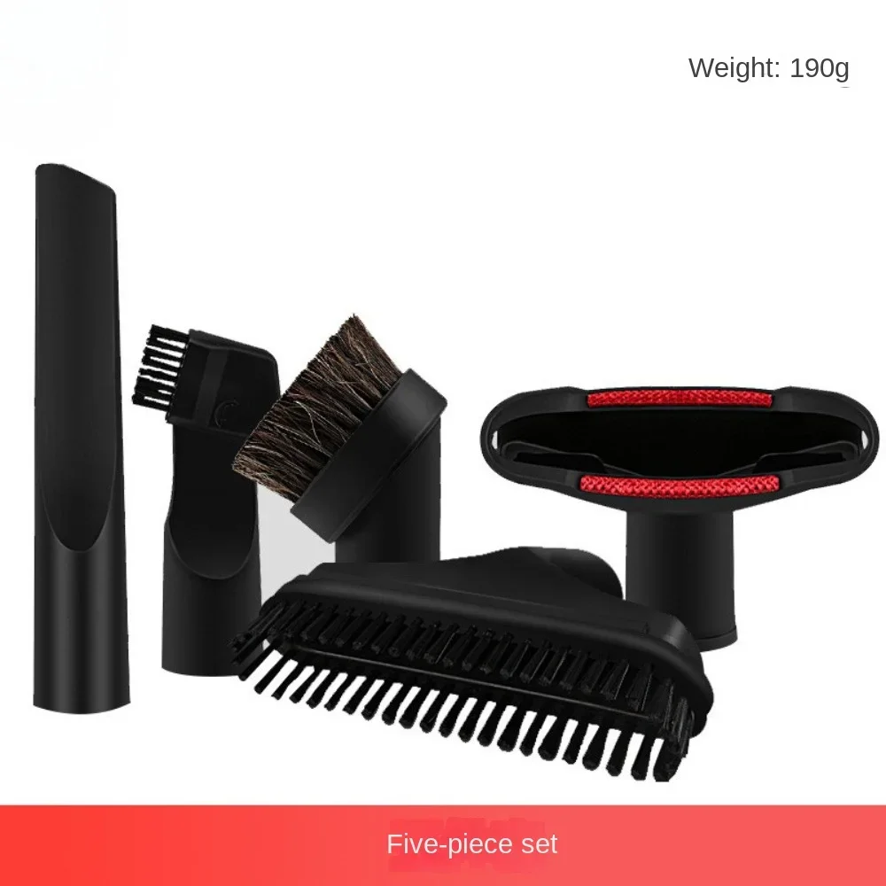 Suitable for Philips Midea Vacuum Cleaner Accessories Suction Head PP 2-in-1 Round Brush Brush Head Universal Diameter 32mm