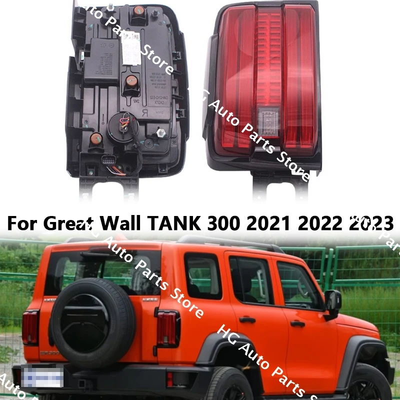 

4133106XKM01A For Great Wall TANK 300 2021 2022 2023 LED Rear Bumper Tail Light Assembly Brake Lamp Tail Light Car Accessories