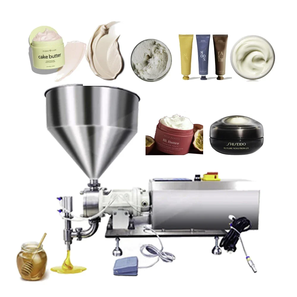 

High Viscosity Pump Filler, Rotor lobe, Oil, Liquid, Thick Cream, Paste, Butter, Mayuto, ketchup Sauce, Jam, Food Filler, 7 Fact