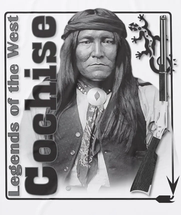 كوتشيش "بلوط" كوتشيز. Chiricahua أباتشي الهندي رئيس تي شيرت قصير الأكمام عادية 100% القطن س الرقبة قميص رجالي حجم S-3XL #5