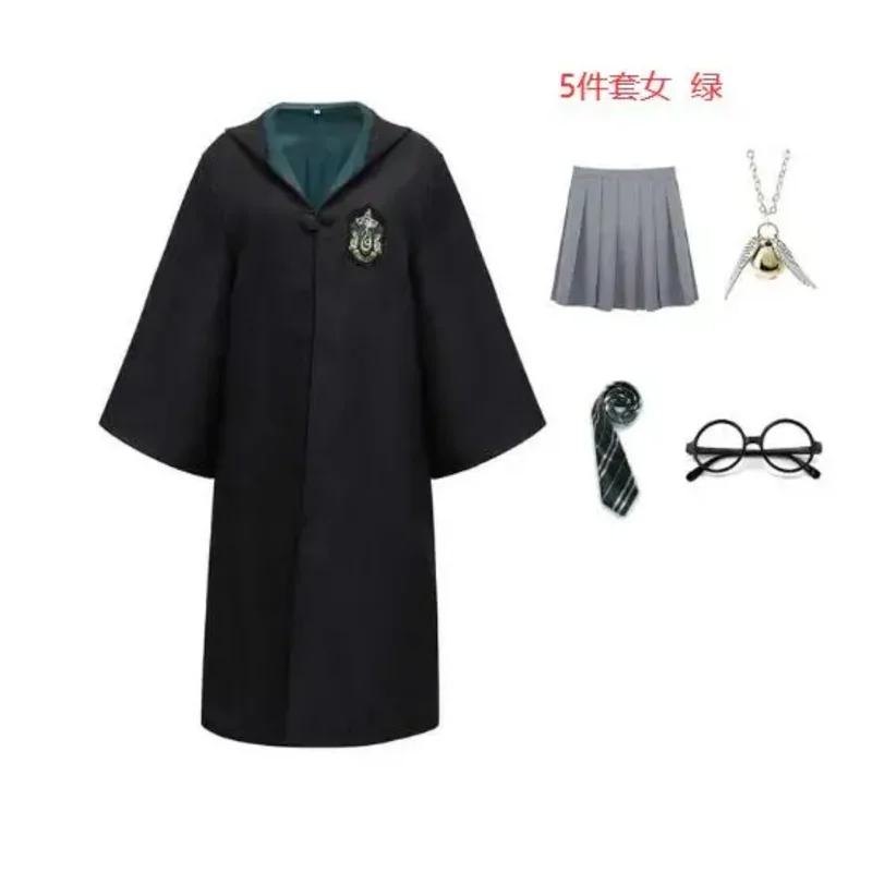 2025 신상 여성 노년 여학생 교복 코스프레 헤르미온느 그레인저 로브 망토 할로윈 의상 ❤ ❤   $zz
