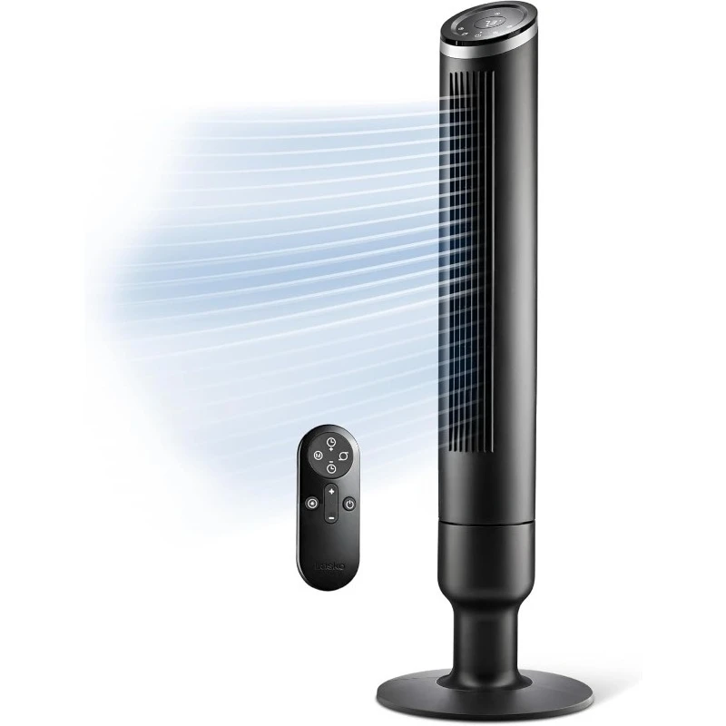 

Apex Tower Fans Oscillating Quiet 42" - 29 ft/s Airflow, 28 dB, 90° Oscillation, 12H Timer, Air Filter for Hair & Dust, Remote