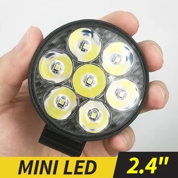 מנורת עבודה מיני LED לרכב ג'יפ טראק SUV ATV Barra LED פנסי ראש 42W 48W 4X4 Off Road 12V 24V Barra