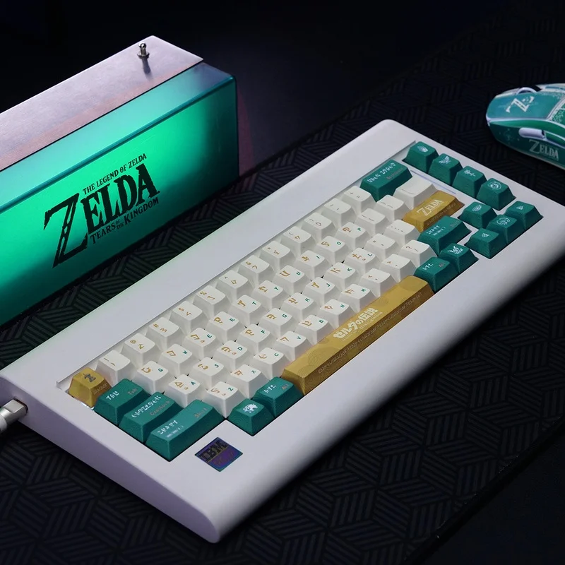 Imagem -03 - Teclado de Sublimação Térmica Completa de Cinco Lados Titan Nation Keycap Zelda Kingdom Tear 150 Pbt Chave Fábrica Original 2024