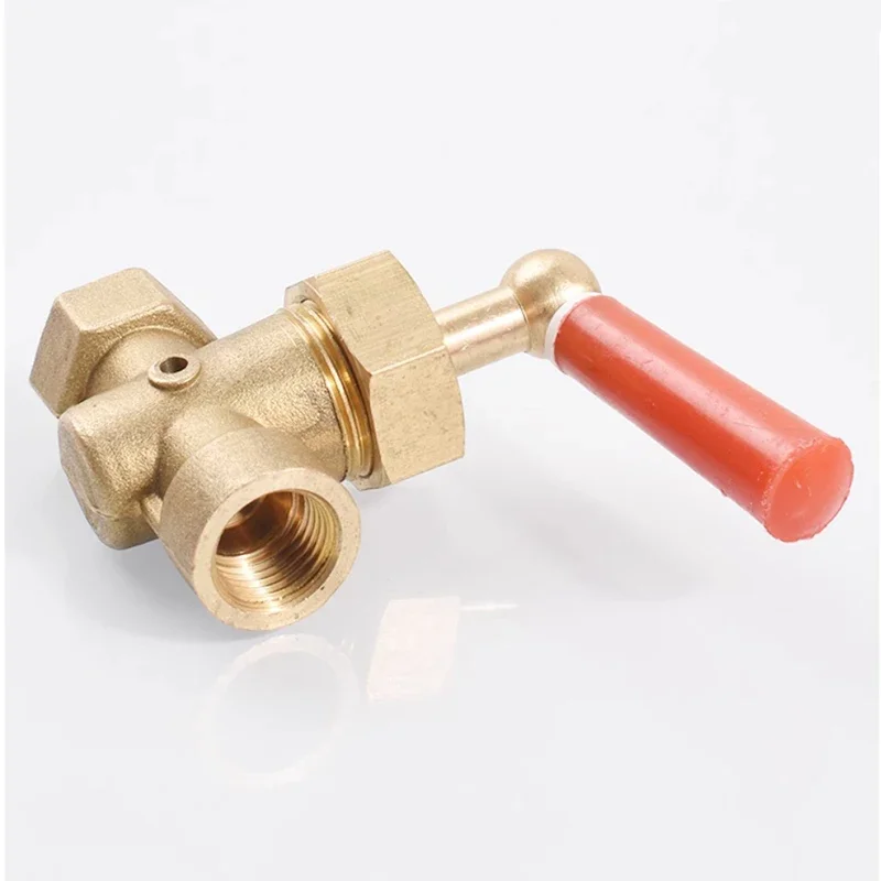 1/4" BSP Female Thread Elbow Brass Plug Valve Faucet