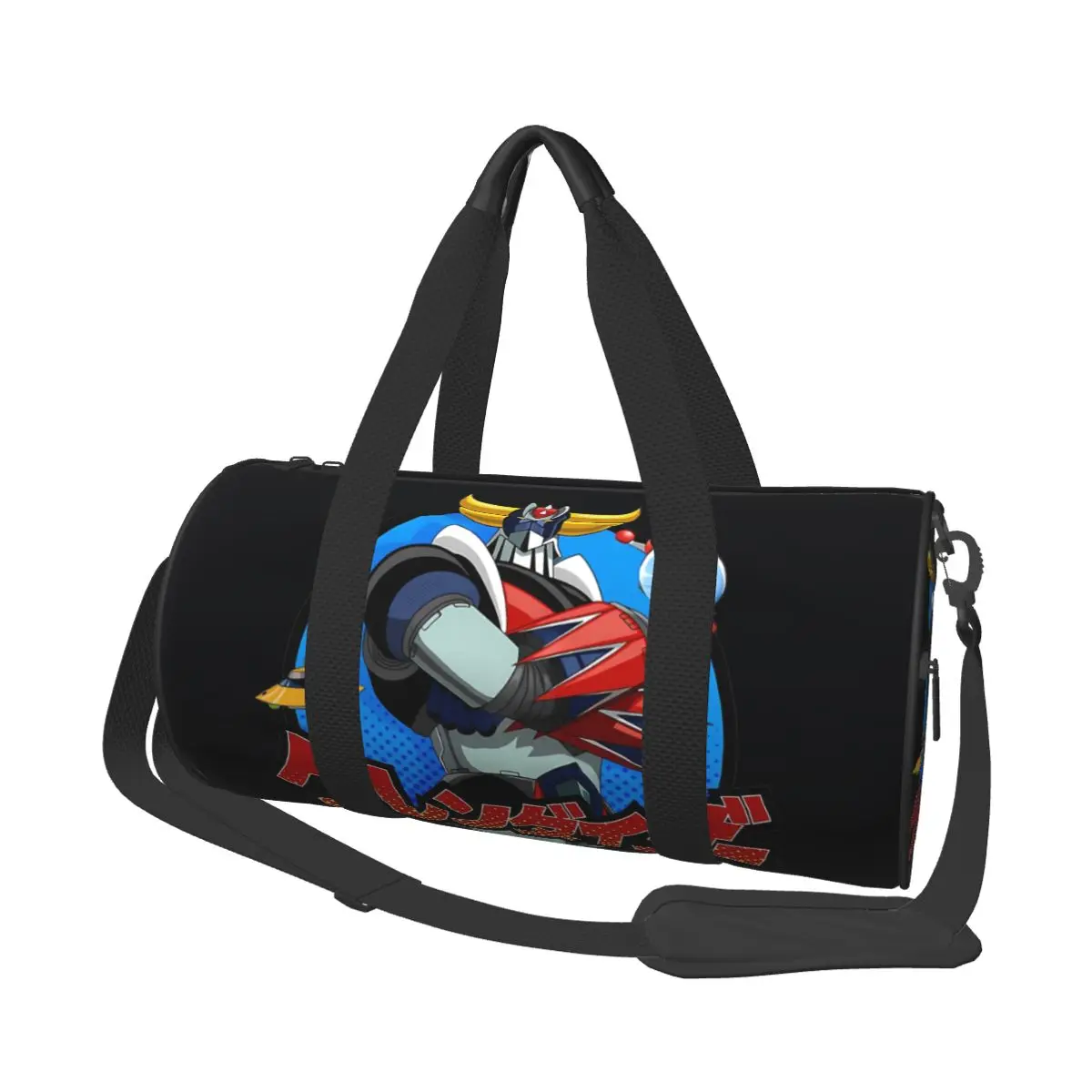 Vintage Grendizers Anime Gym Bag japanese Goldrakes Oxford Sports Bags Large Luggage Design Handbag Vintage Fitness Bag For Male