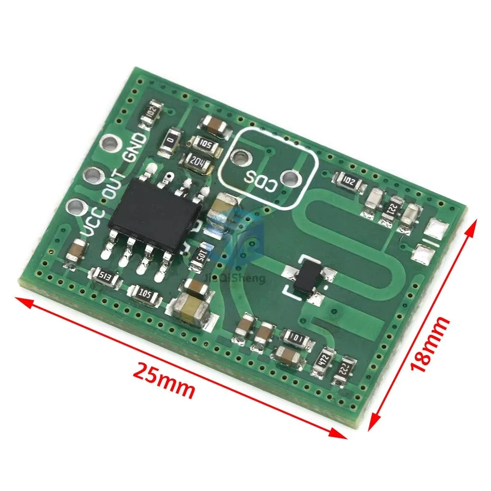 RCWL-0515 12-15m duża odległość 2.7g moduł czujnikowy mikrofalowy nadaje się do lampy garażowej/lampy UV