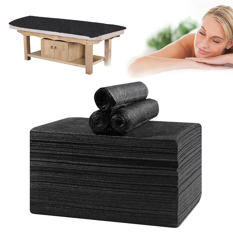 

Bed Sheets for Massage Table 100 Pcs 31 x 71 Waterproof Massage Table Sheets Soft Non Woven Fabric SPA Massage Table Bed Cover