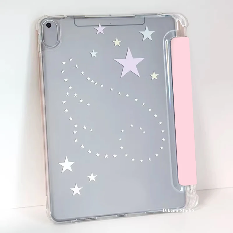 

Японско-корейский нишевый чехол Y2K Star Angel Wings для девочек для iPad 11 10 A16 Air 7 6 5 4 Pro Y+3 Fold с отсеком для стилуса