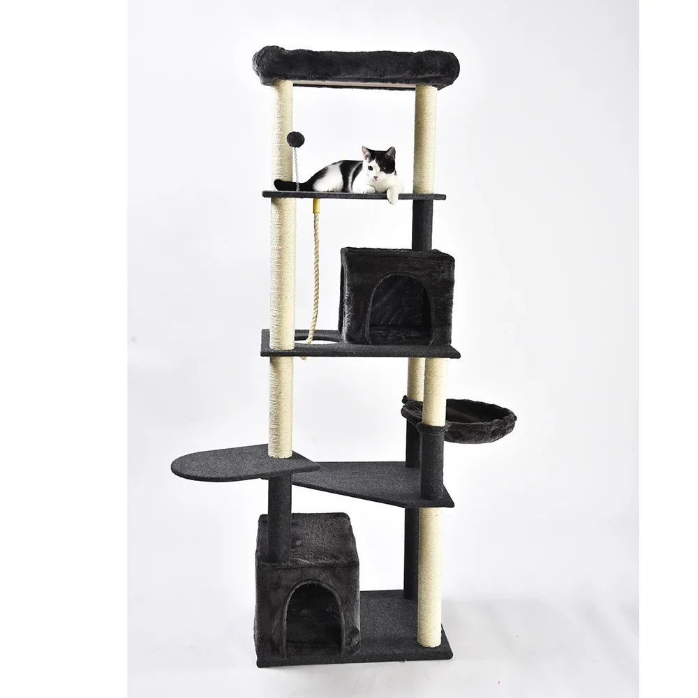 

-Pet Products Multi-Level Cat Furniture Activity Center Indoor 73 Inches Large Cat Tree Tower