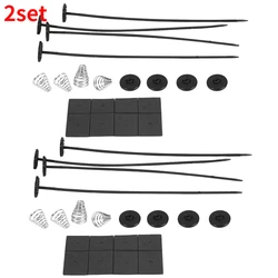 2Pcs/Set Auto Car Universal Electric Radiator Fan Ventilador Mounting Kit 8x 9