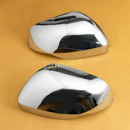 Imagen 2 del producto Para Mitsubishi Pajero Sport Montero Sport 2016-2025 / L200 Triton 2019-2023 cubiertas de espejo retrovisor lateral tapa de ala cromo brillante