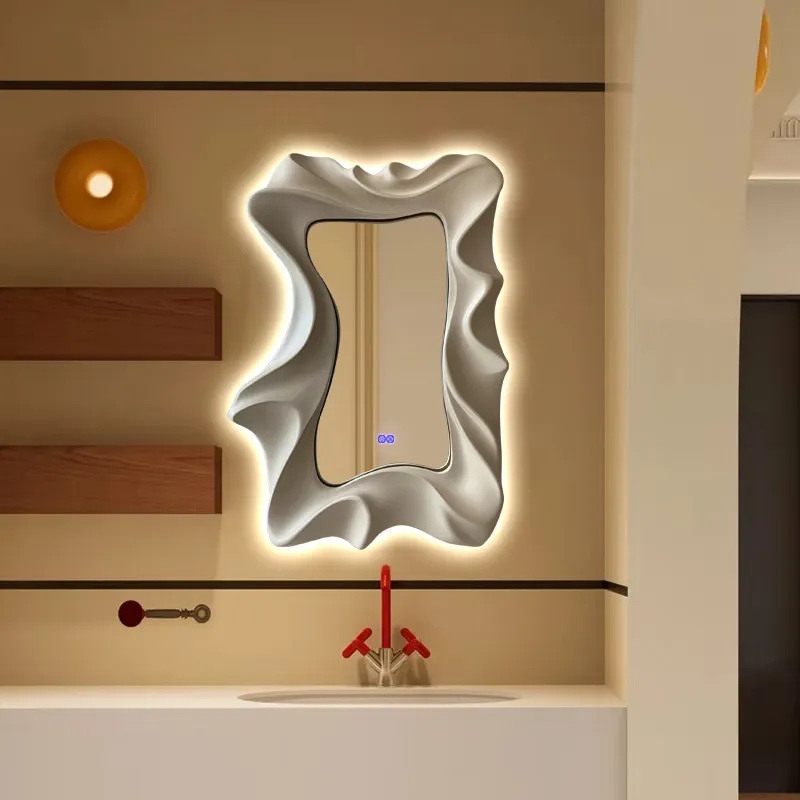 

Irregular Xenomorph Mirror Luxury Design Aesthetic Cheap Modern Room Decor Clear Mirror Save Space Spiegel Wand Home Products