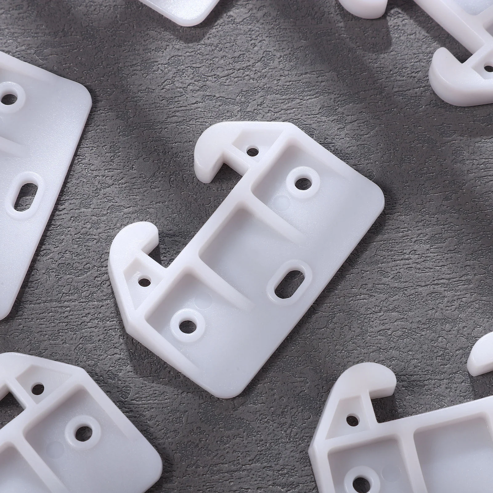 10 Pcs Plastic Drawer Track Guide Rail Slides for Dresser Kitchen Closet Furniture Replacement Hardware Easy Install