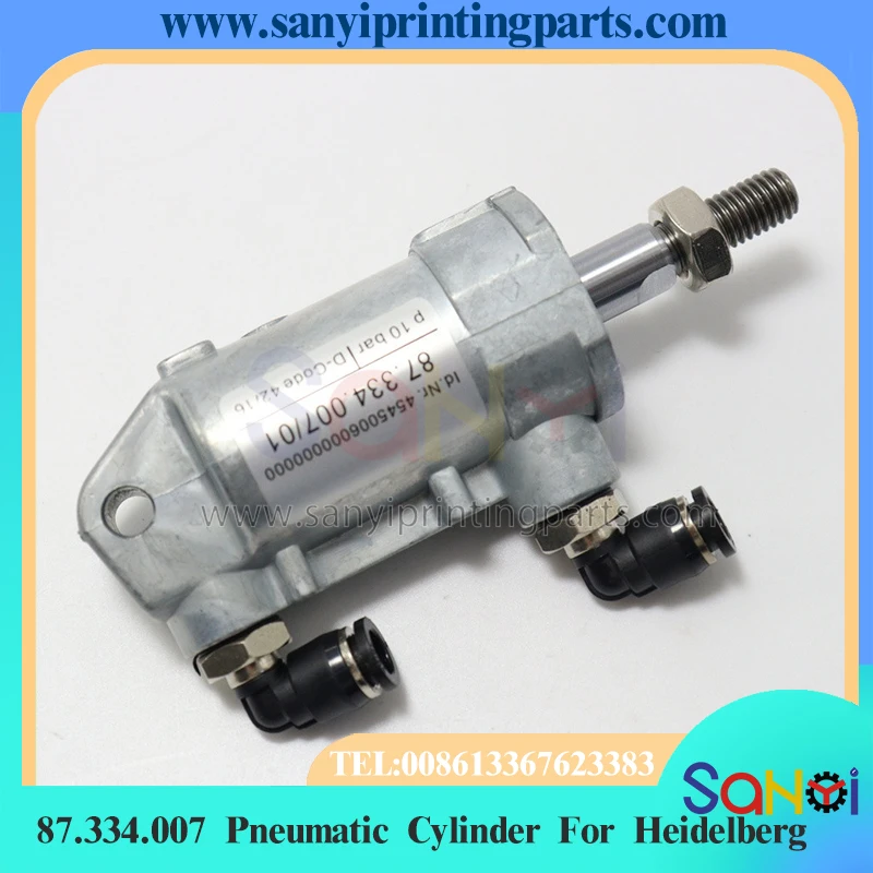 

1 Piece 87.334.007 Pneumatic Cylinder For Heidelberg SM102 CD102 CX102 Printing Machine Parts