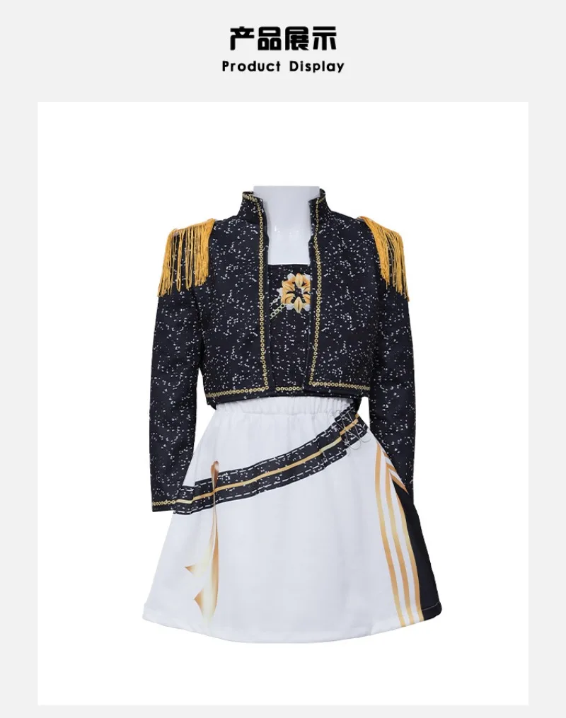 Trajes de desempenho de tendência de moda de Natal masculino e feminino Trajes de canto de desempenho de Halloween