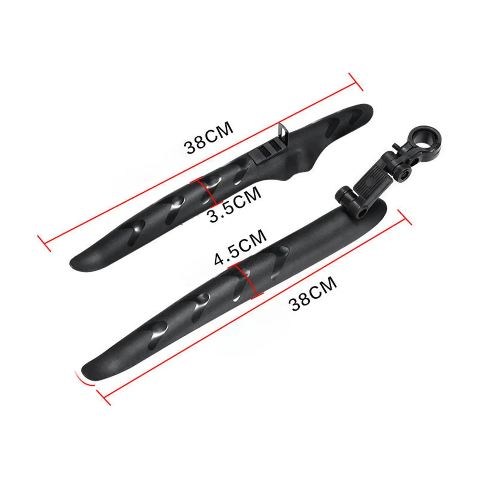 Road Bike Mudguards Replacement Wheel Fender Set Detachable Splash Guard Cycling Accessories for 700C Bicycles