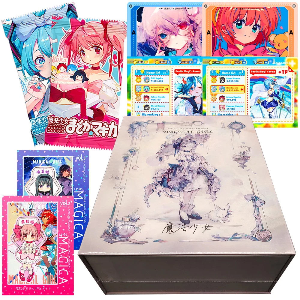 

Puella Magi Madoka Magica Редкая коллекционная карта Magic Beauty Transformation Battle Anime Limited Персонаж Карты Игрушки для семьи