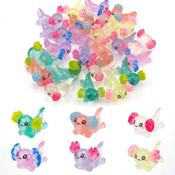 5/10pcs Mini Resin Axolotl Miniatures, Animal Figurines for Fairy Garden Micro Landscape Home Desk Plant DIY Craft Decoration