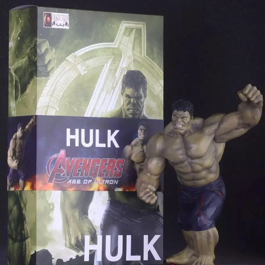 Avengers Movie Series Superhero Hulk Action Figure Toy Collectible Display Desktop Model Ornament Children's Birthdays Gift