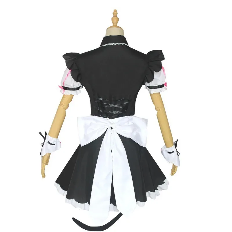 2025 NEKOPARA Vanille Maid Kleid Kostüm Anime Spiel Chocola Cosplay Perücke Katze Neko Mädchen Frauen Outfits