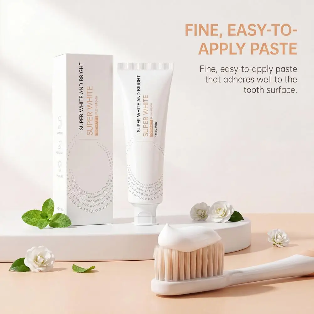 Fresh Breath Toothpaste Deep Cleans Surface Stains Removes Yellow Teeth Prevents Cavities Reduces Oral Odor Whitening Toothpaste