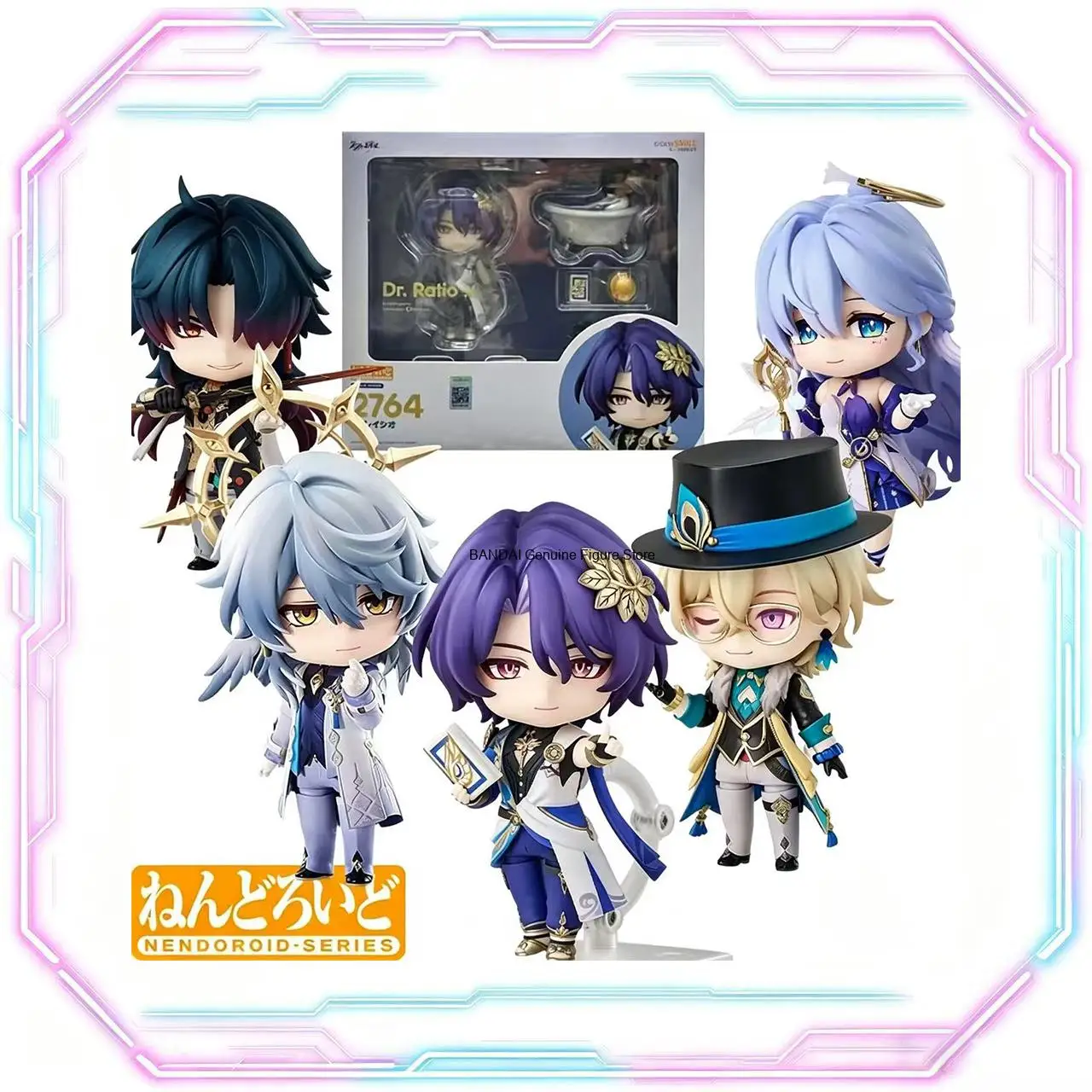 In Stock GSC Original Box Nendoroid 2764 Dr.Ratio Sunday Robin Blade Aventurine Anime Action Figure Model Gift for Kids